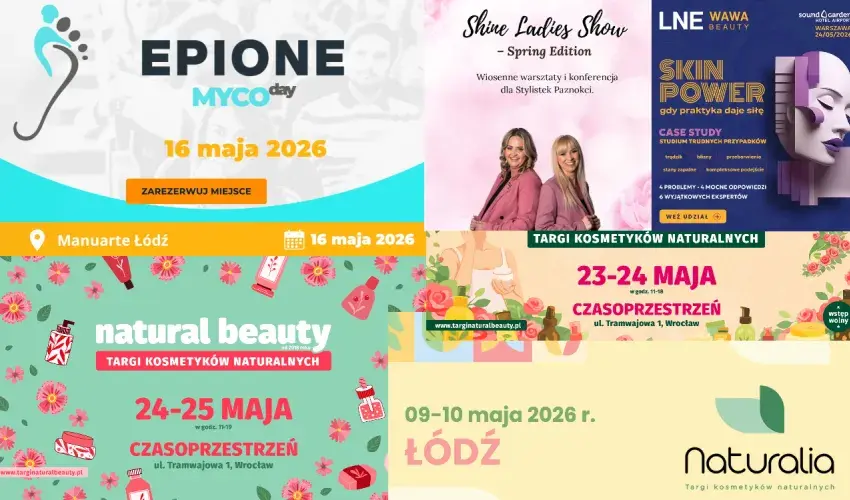 Wydarzenia branży beauty w Polsce maj 2026 