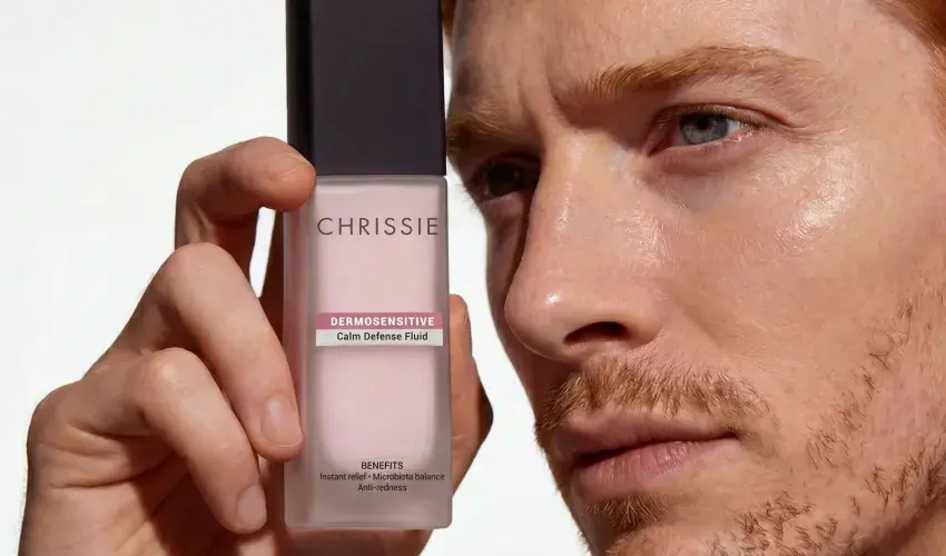 Chrissie Cosmetics DERMOSENSITIVE – Linia stworzona specjalnie dla cery wrażliwej, reaktywnej i naczyniowej. Produkty takie jak Calm Defense Cream czy Calm Defense Fluid
