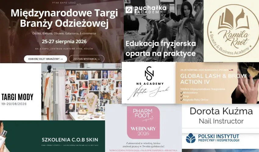 Wydarzenia branży beauty w Polsce sierpień 2026 