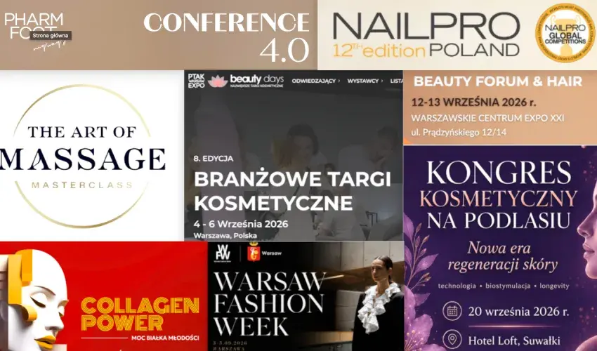 Najważniejsze wydarzenia branży beauty w Polsce wrzesień 2026 kosmetologia - trychologia - moda 