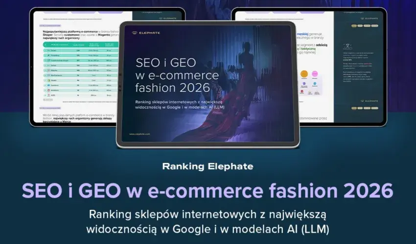 SEO i GEO w e-commerce fashion 2026: ranking widoczności sklepów w Google i w AI