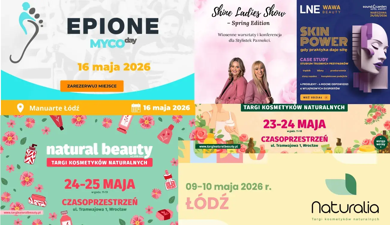 Wydarzenia branży beauty w Polsce maj 2026 