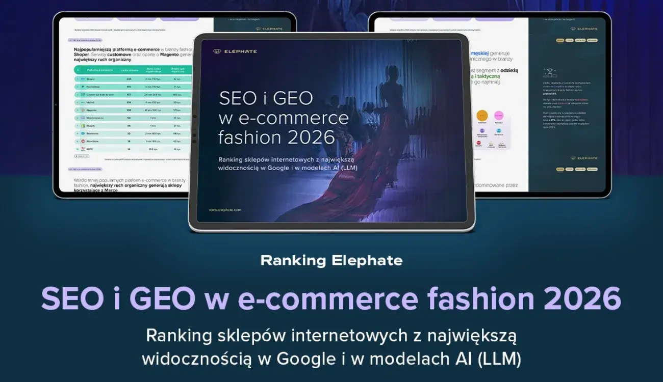 SEO i GEO w e-commerce fashion 2026: ranking widoczności sklepów w Google i w AI
