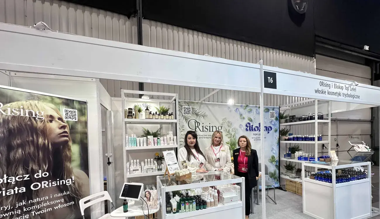 Stoisko marki Orising na targach Beauty Forum & Hair w Warszawie.