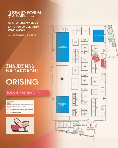 Marka Orising wystawcą na targach beauty forum and hair wrzesień 2026 