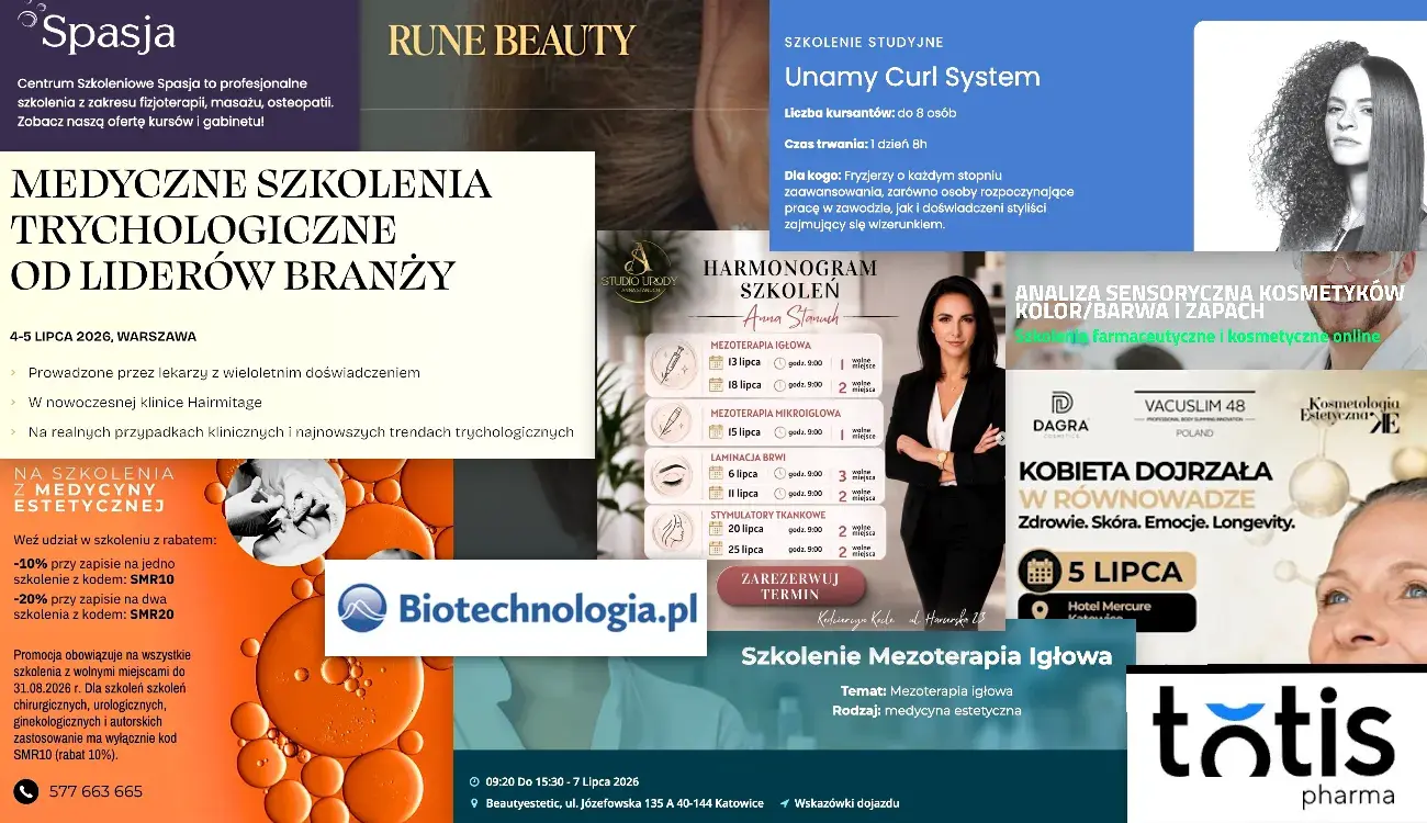 Co się dzieje w branży beauty w lipcu 2026? Najciekawsze szkolenia i wydarzenia - wybór redakcji