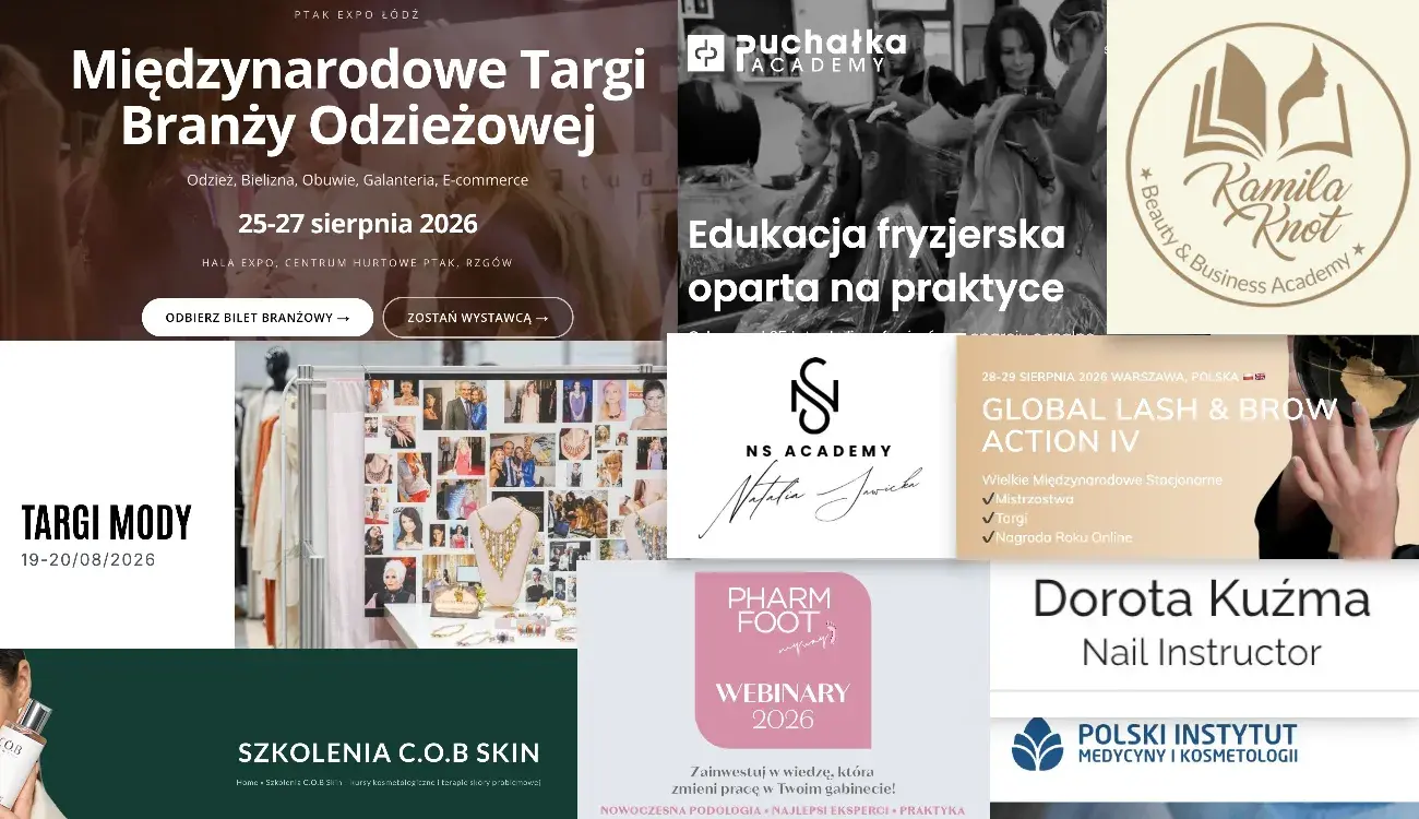 Wydarzenia branży beauty w Polsce sierpień 2026 