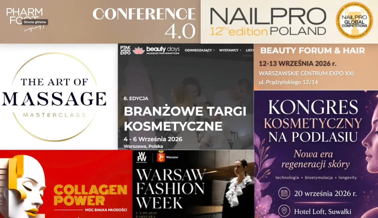 Najważniejsze wydarzenia branży beauty w Polsce wrzesień 2026 kosmetologia - trychologia - moda 